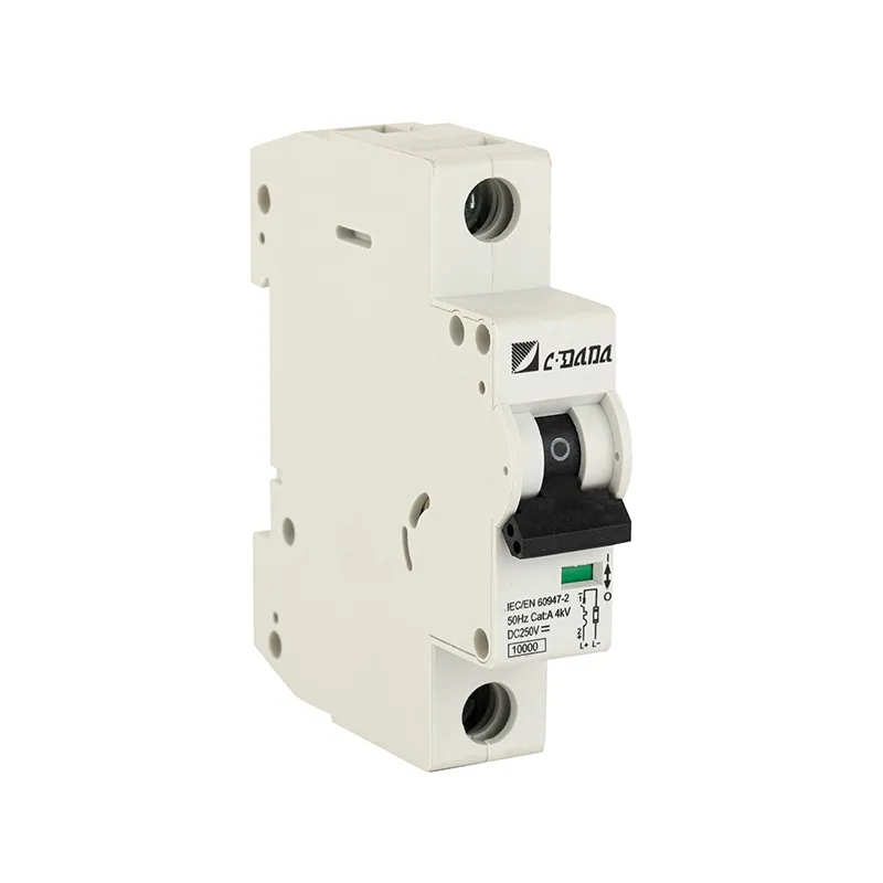 Miniatuurstroomonderbreker van 250 V DC